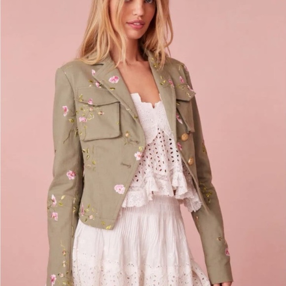 NWT Loveshack Fancy Dolisa Jacket - Picture 1 of 13